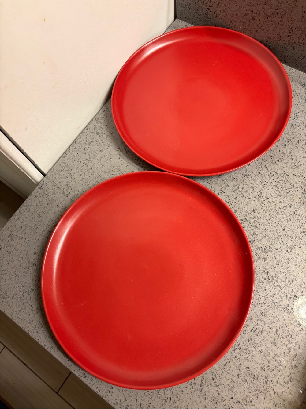 Bold Red Dinner Plates - Set of 2 Crate & Barrel